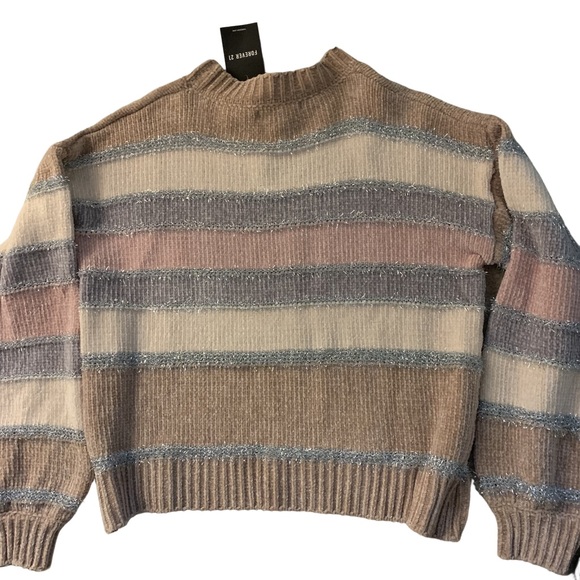 NWT Forever 21 Striped Sweater Womens Size M - Picture 3 of 6